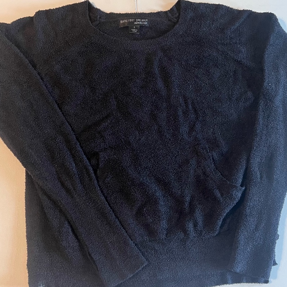 Barefoot Dreams Cozy Crewneck with hand pocket
